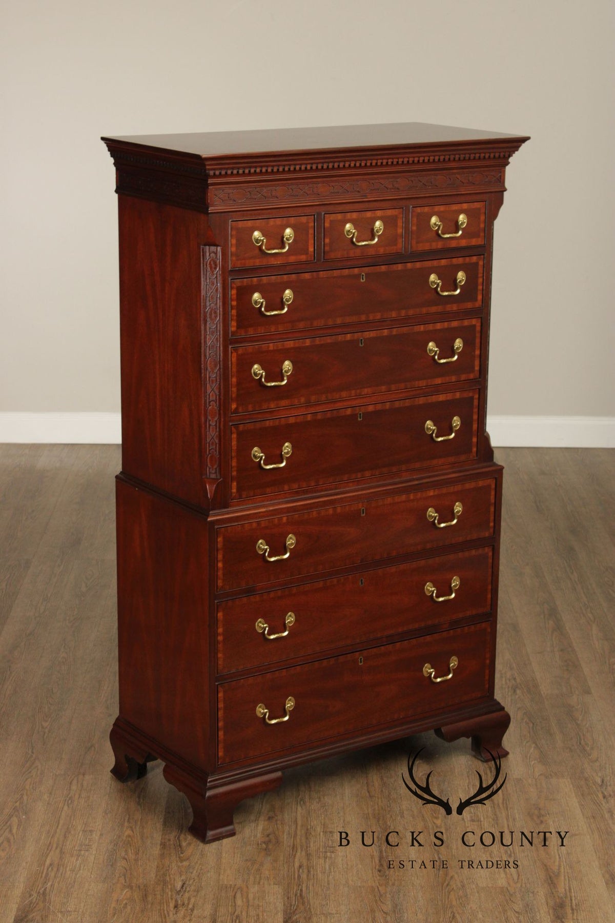 COUNCIL CRAFTSMAN CHIPPENDALE TALL CHEST