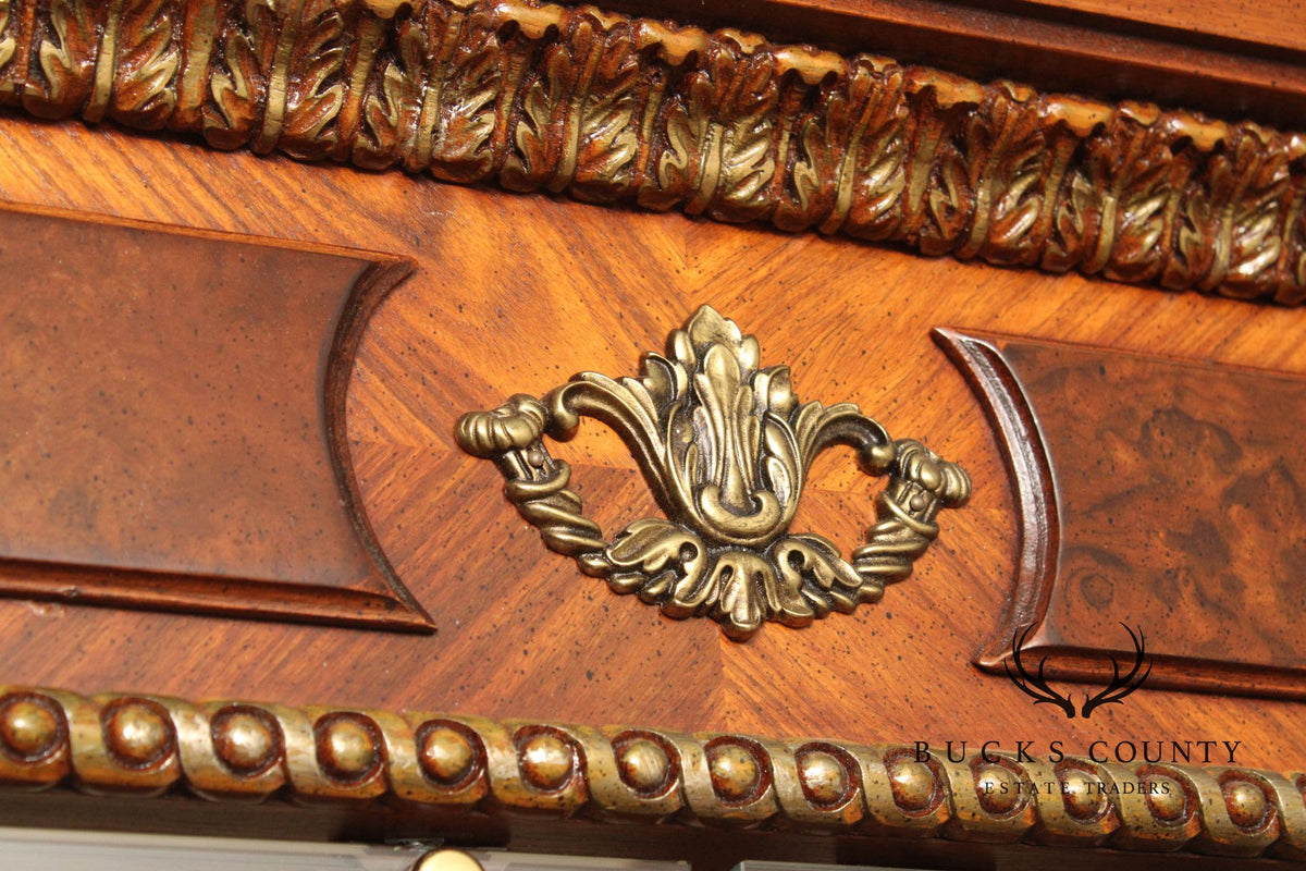 Henredon 'Grand Provenance' Walnut Display Cabinet