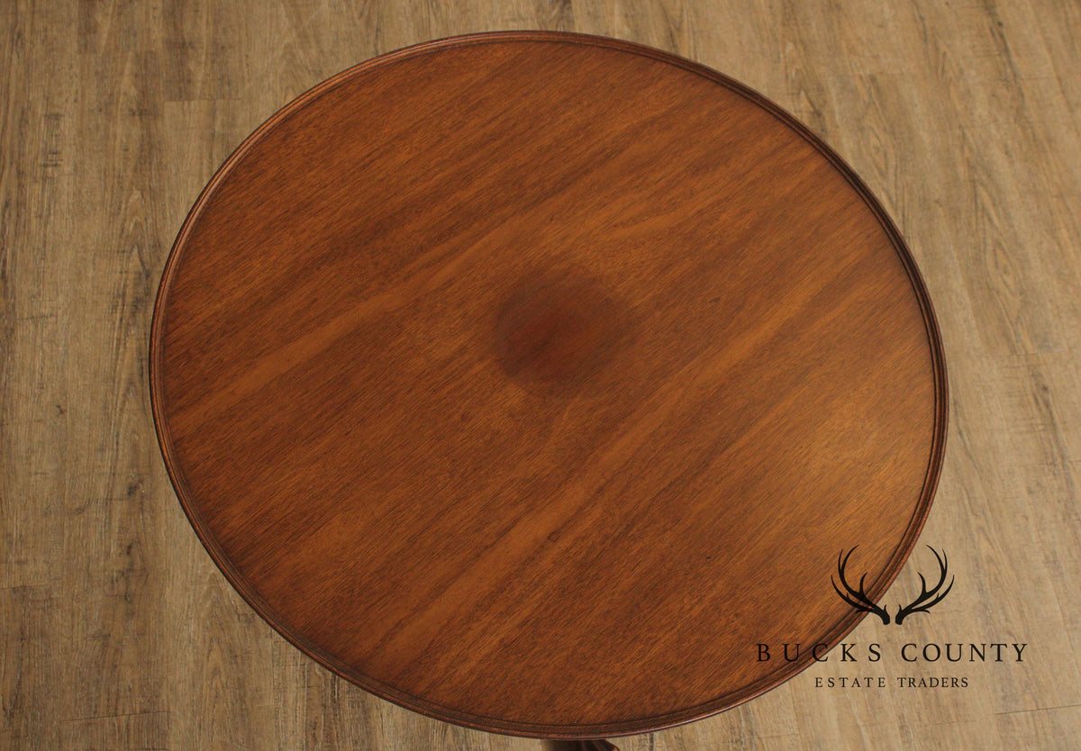 Kittinger Colonial Williamsburg Mahogany Tilt Top Tea Table