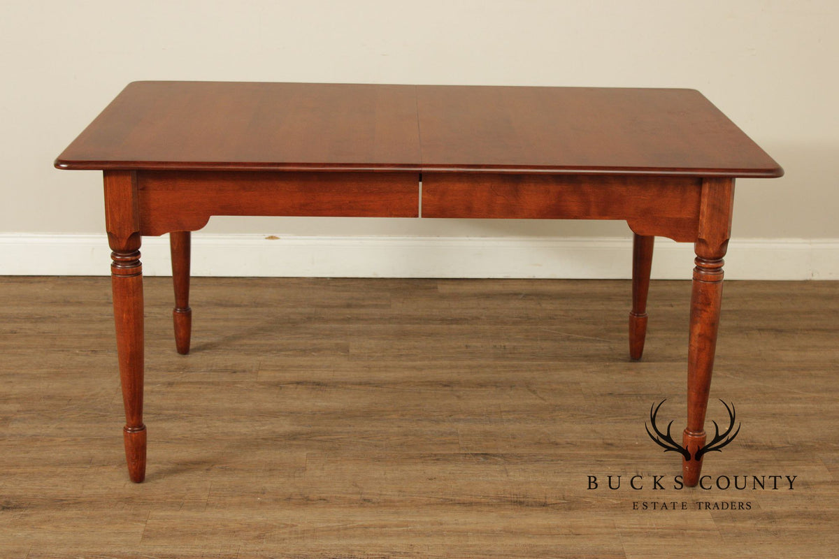 Nichols & Stone Solid Maple Expandable Dining Table