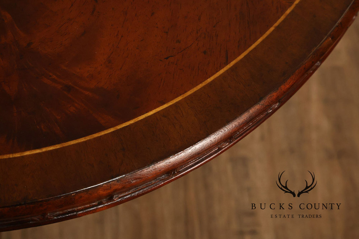Jonathan Charles Buckingham Collection Empire Style Mahogany Lamp Table