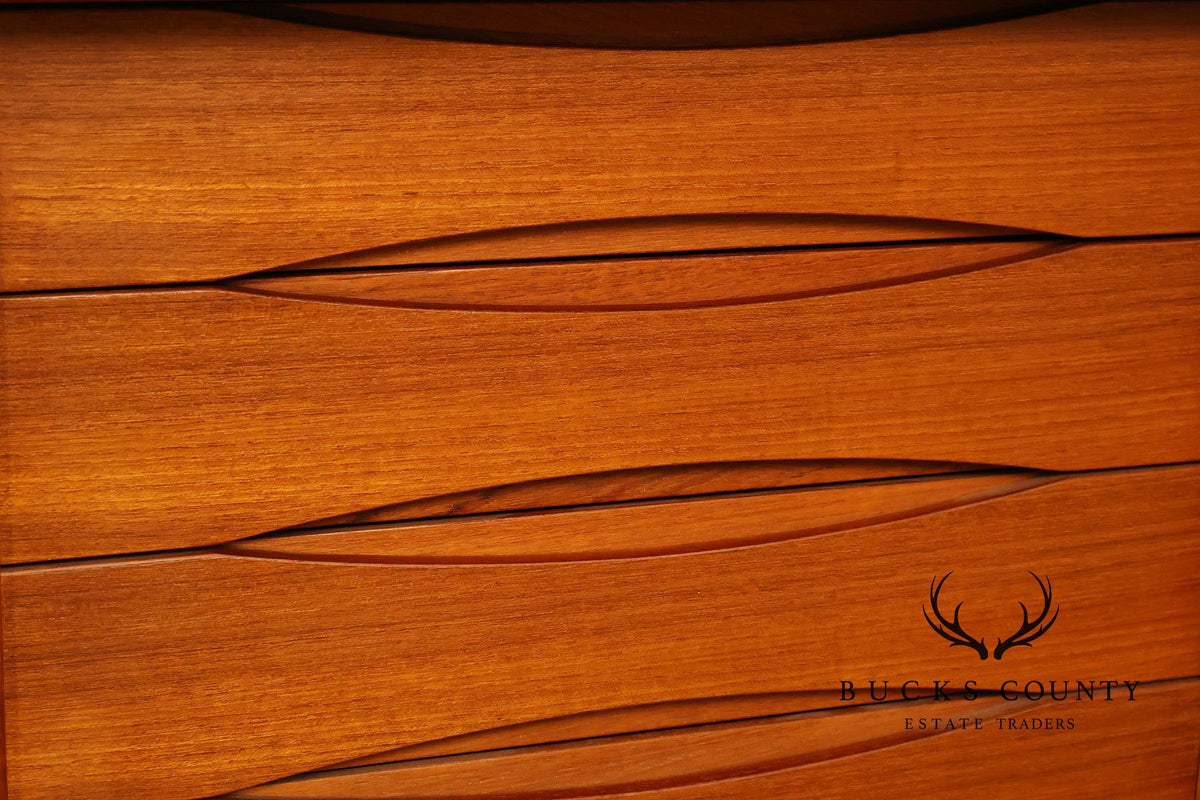 Danish Modern Teak Credenza By H.P. Hansen