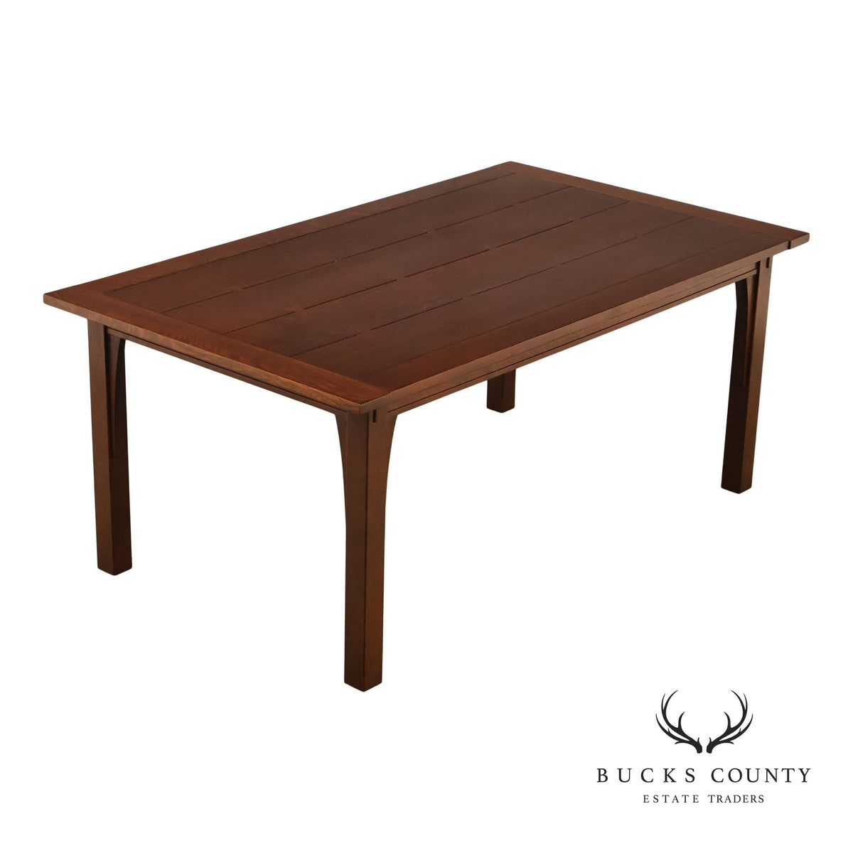 Stickley Mission Collection Oak Drawtop Dining Table