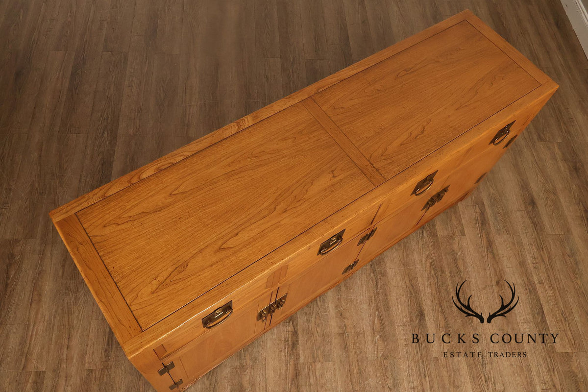 Baker Asian Style Hardwood Buffet Sideboard