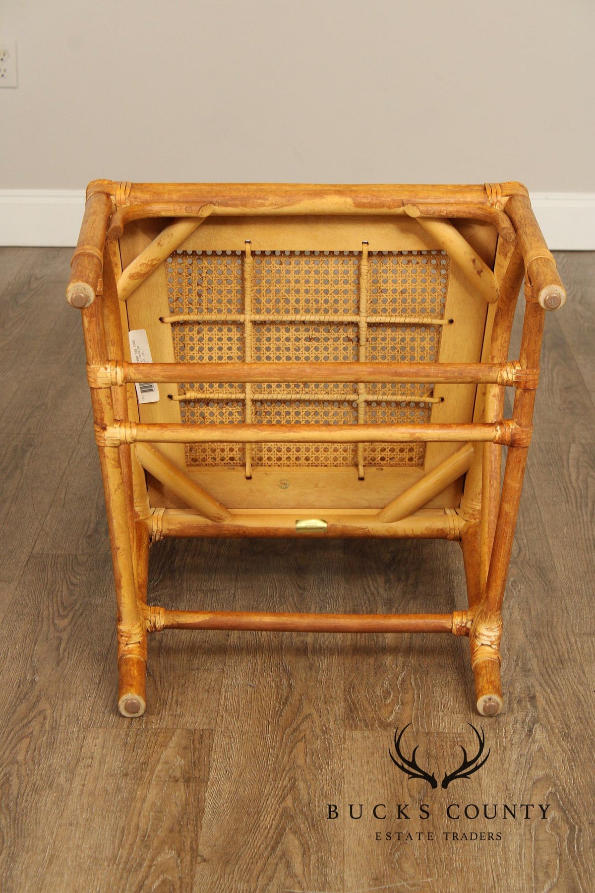 Lexington Furniture Set of Four Rattan Dining Chairs