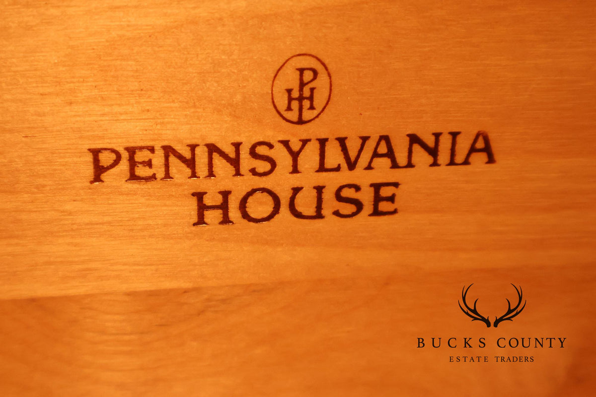 Pennsylvania House Georgian Revival Cherry Lighted Cherry China Cabinet