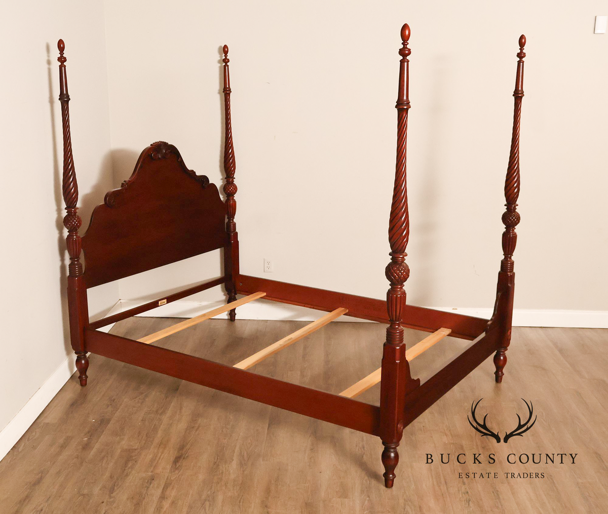 Lexington Furniture Vestiges Of The Past Queen Size Mahogany Poster Bed