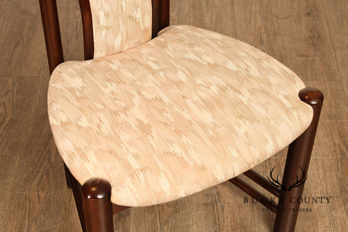 Boltinge Stolefabrik A/S Danish Modern Set Of Six Upholstered Dining Chairs