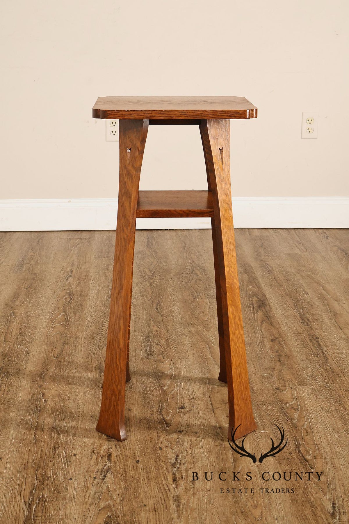Stickley Mission Collection Tom Jones Oak Drink Stand
