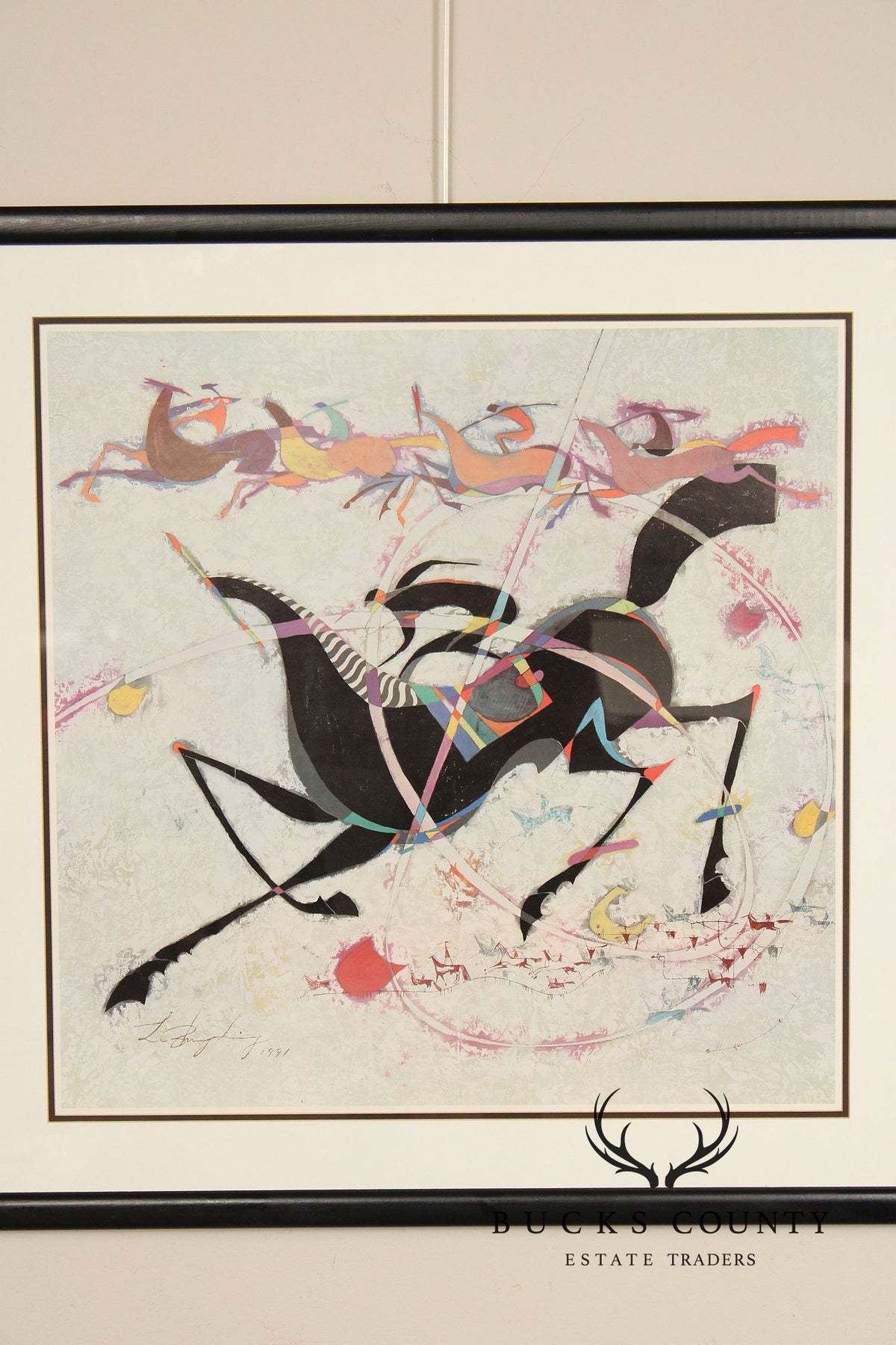 Li Zhong Liang Contemporary Print, Cave Painting