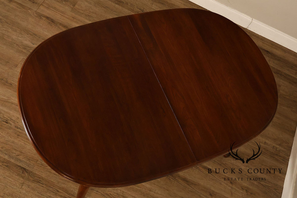 Ethan Allen Georgian Court Vintage Traditional Cherry Dining Table