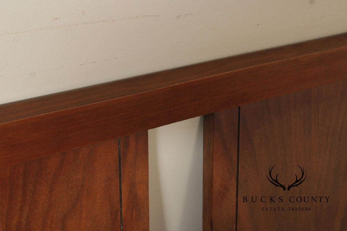 Mid Century Modern Walnut Full Size Headboard