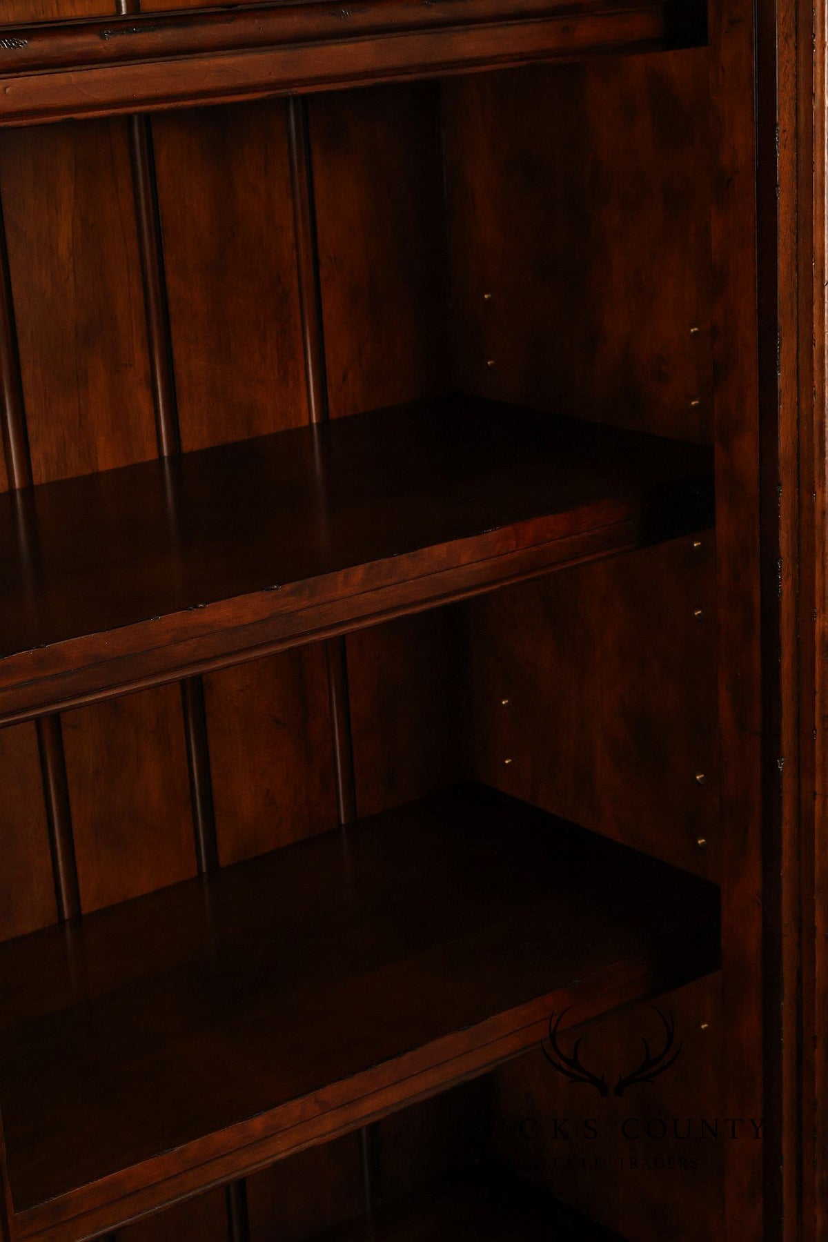 Sligh Large Traditional Lighted Bookcase Cabinet