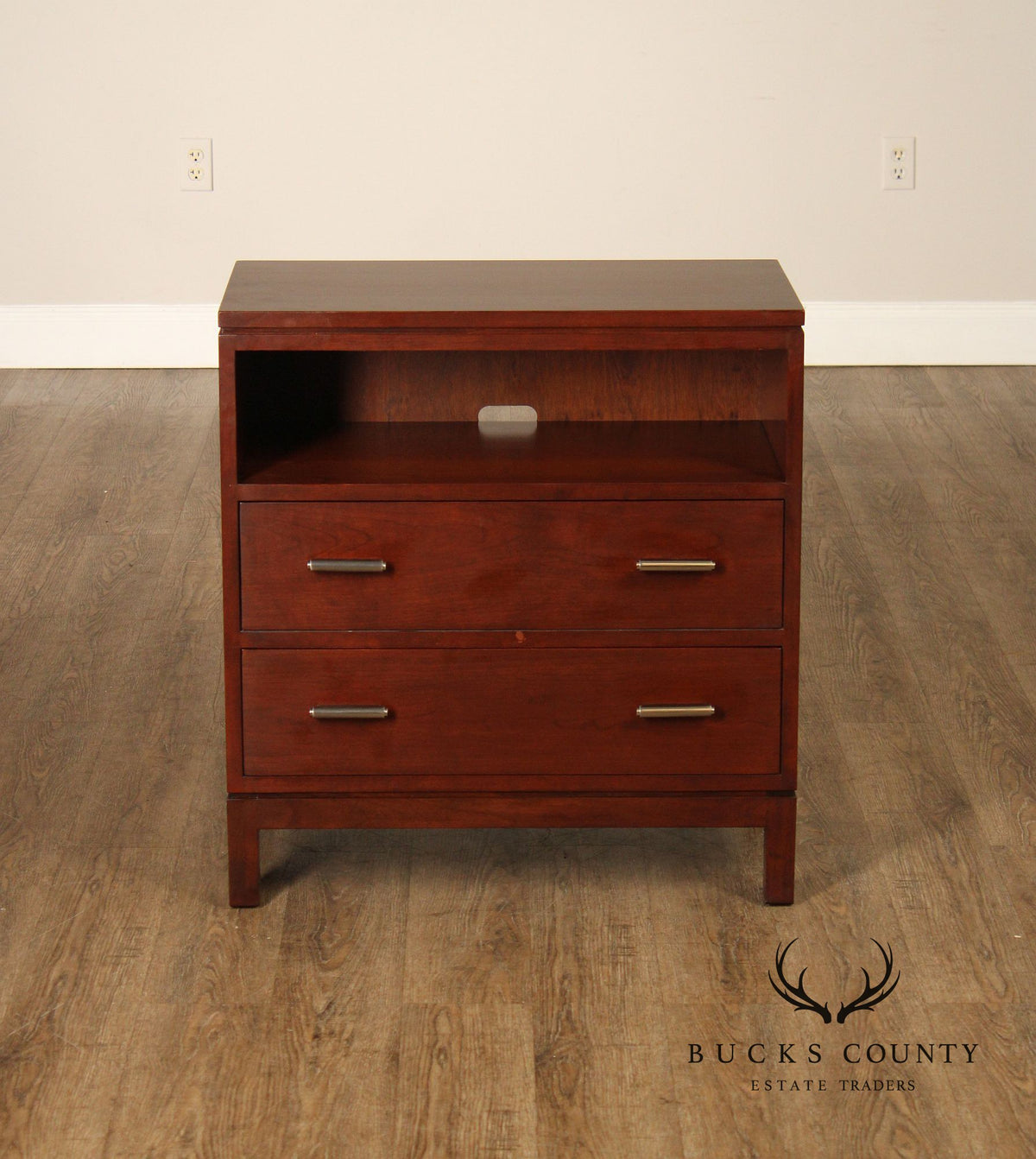 Pair Of Stickley Metropolitan Collection Cherry Nightstands