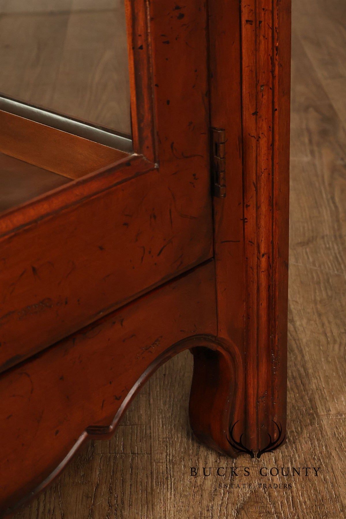 Hickory White Chateau Collection French Style Bunching Curio Cabinet