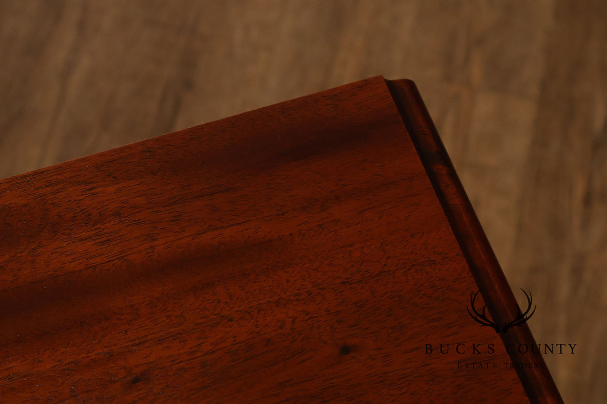 Chippendale Style Bench Made Carved Mahogany Lowboy