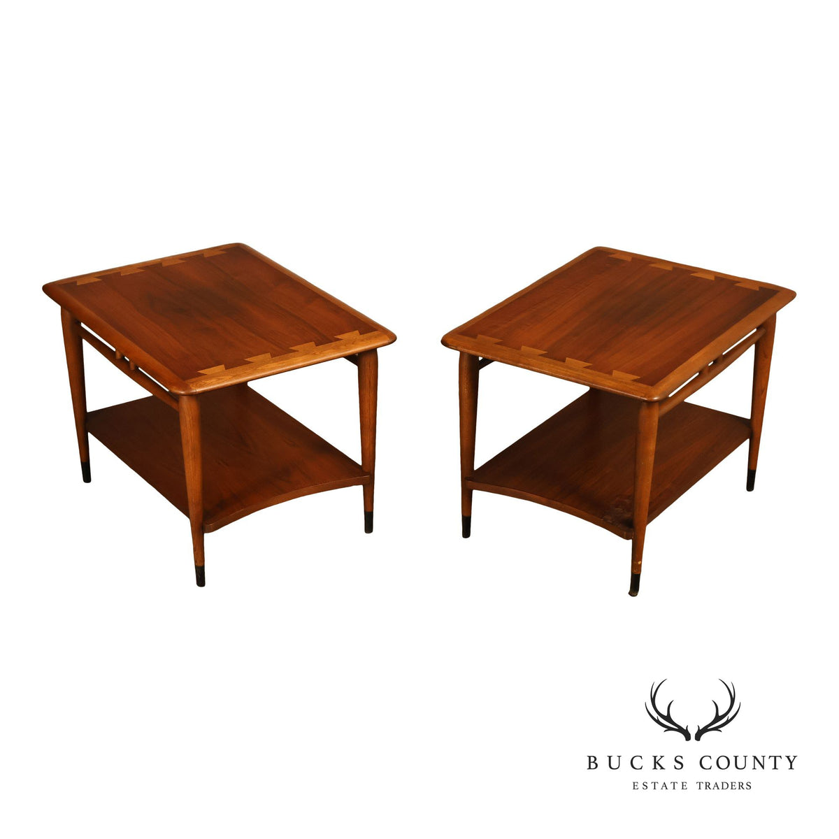 Lane 'Acclaim' Mid Century Modern Pair of End Tables