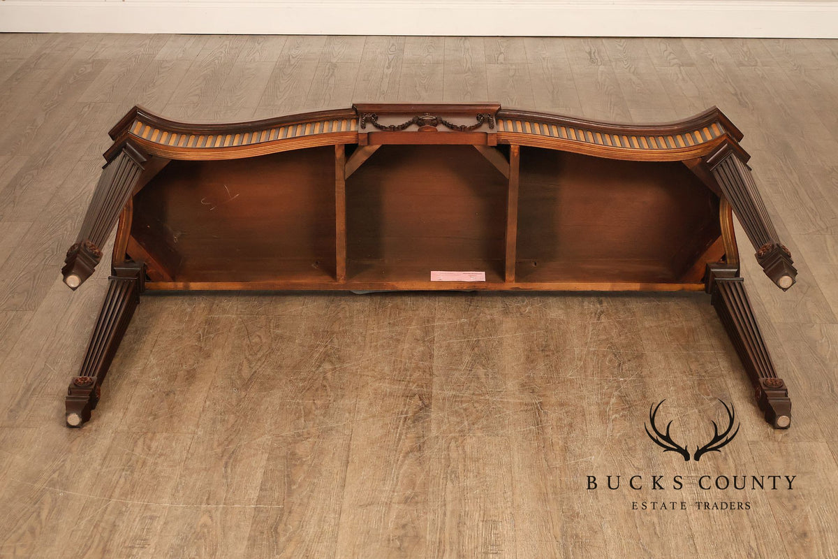 Henkel Harris Federal Style Mahogany Console Table