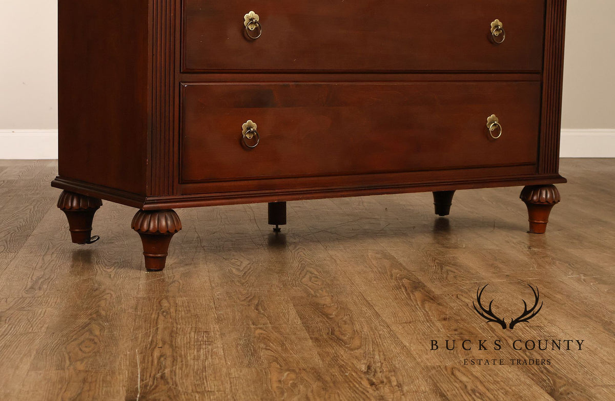 Ethan Allen 'British Classics' Maple And Birch Tall Dresser