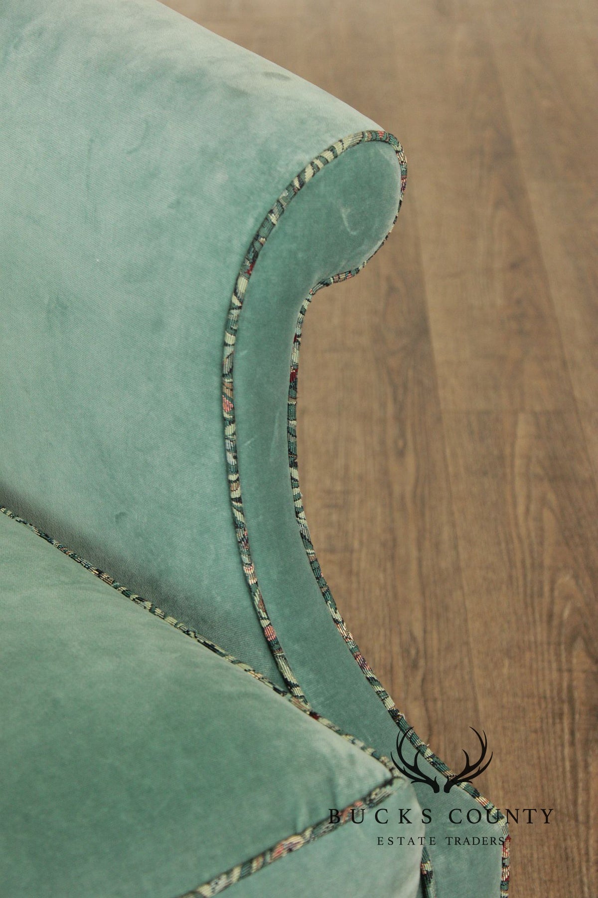 Chippendale Style Mahogany Camelback Sofa