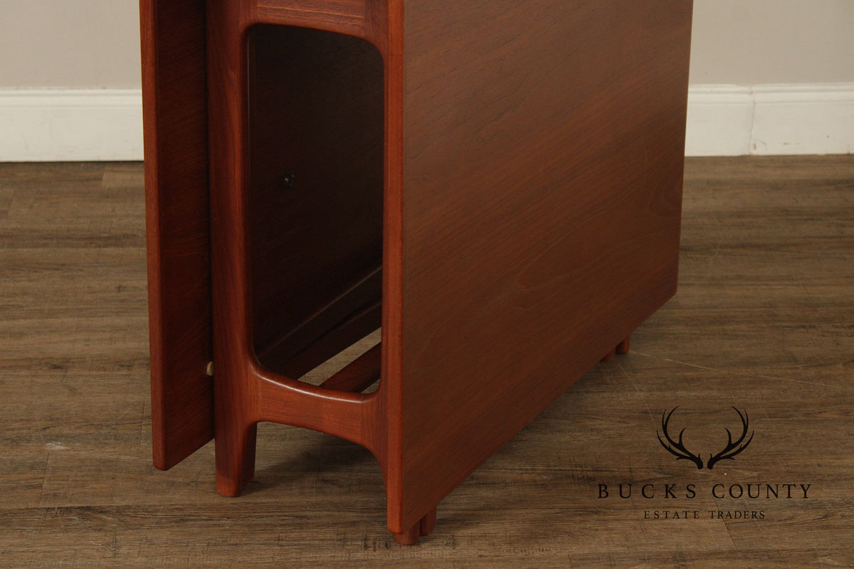 Kleppe Møbelfabrik Danish Modern Teak Drop-Leaf Dining Table