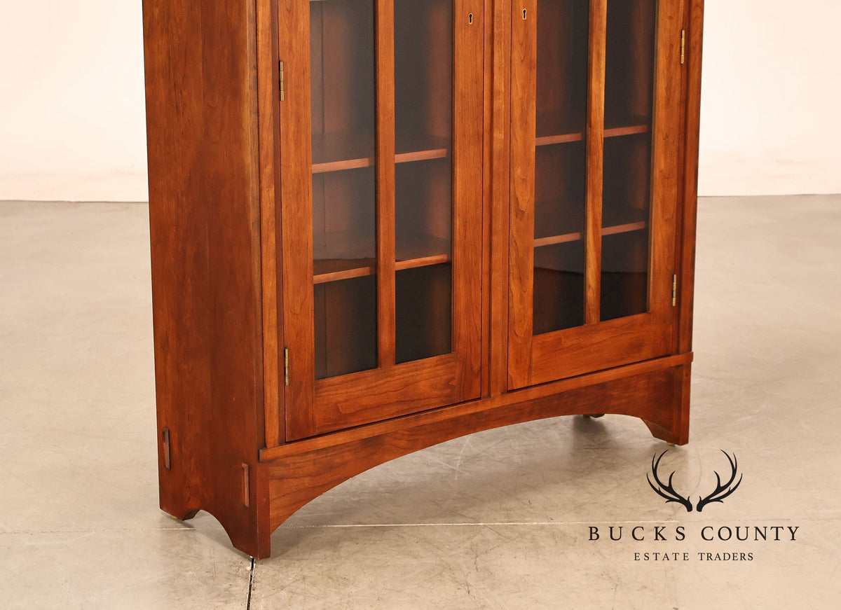 Stickley Mission Collection Harvey Ellis Cherry Bookcase