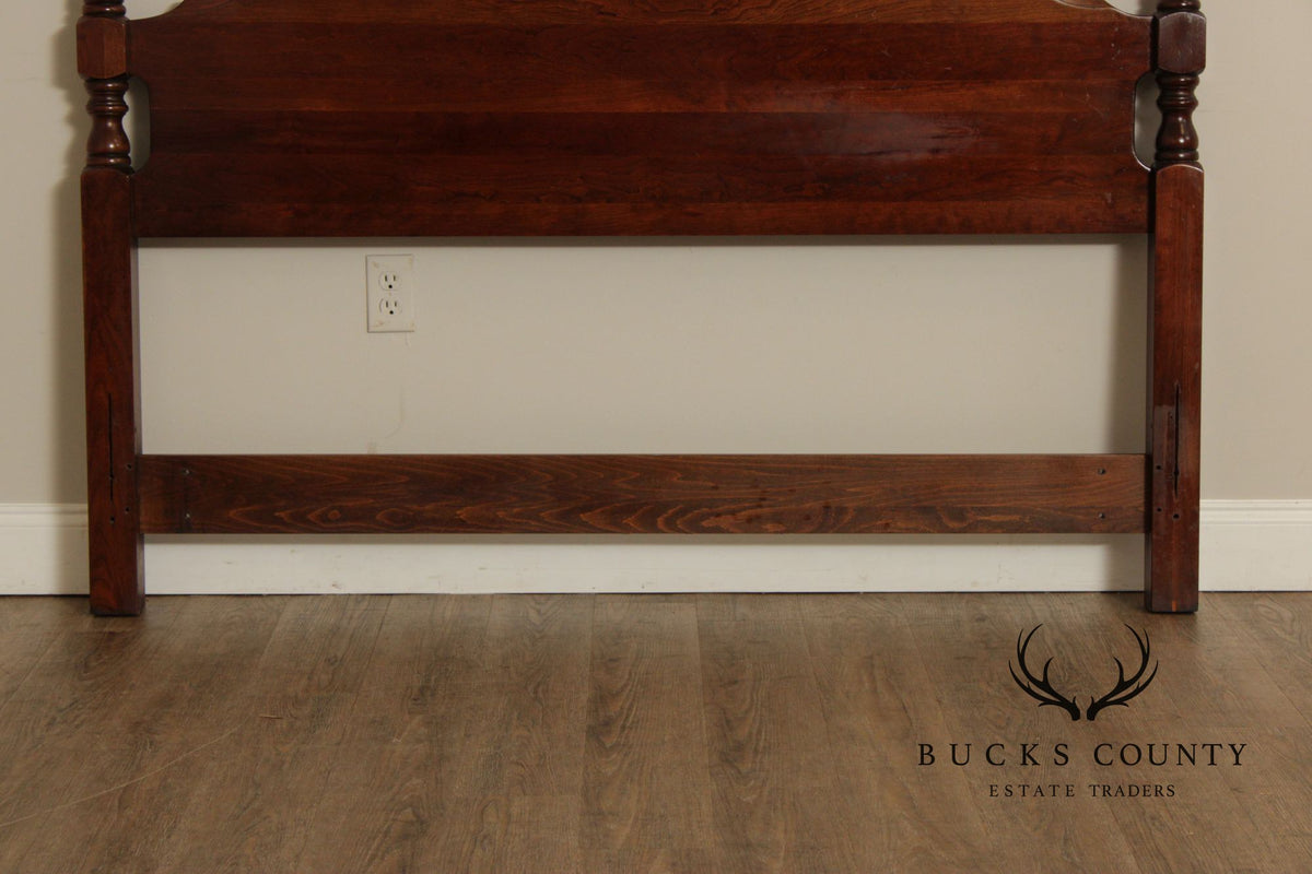 Chippendale Style Cherry Queen Poster Headboard