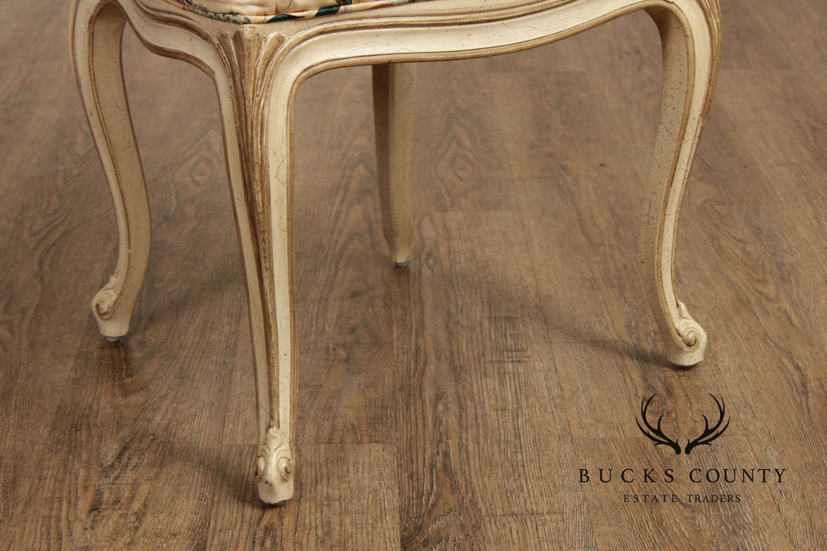 Henredon French Louis XV Style Vintage Set of Six Cane Back Dining Chairs