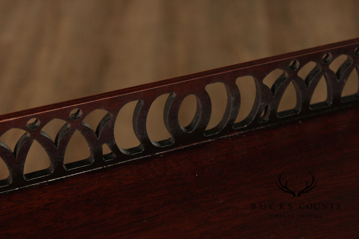 Wellington Hall Chinese Chippendale Style Mahogany Console table