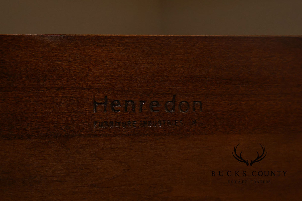 Henredon Carved Cherry King Size Bed Frame