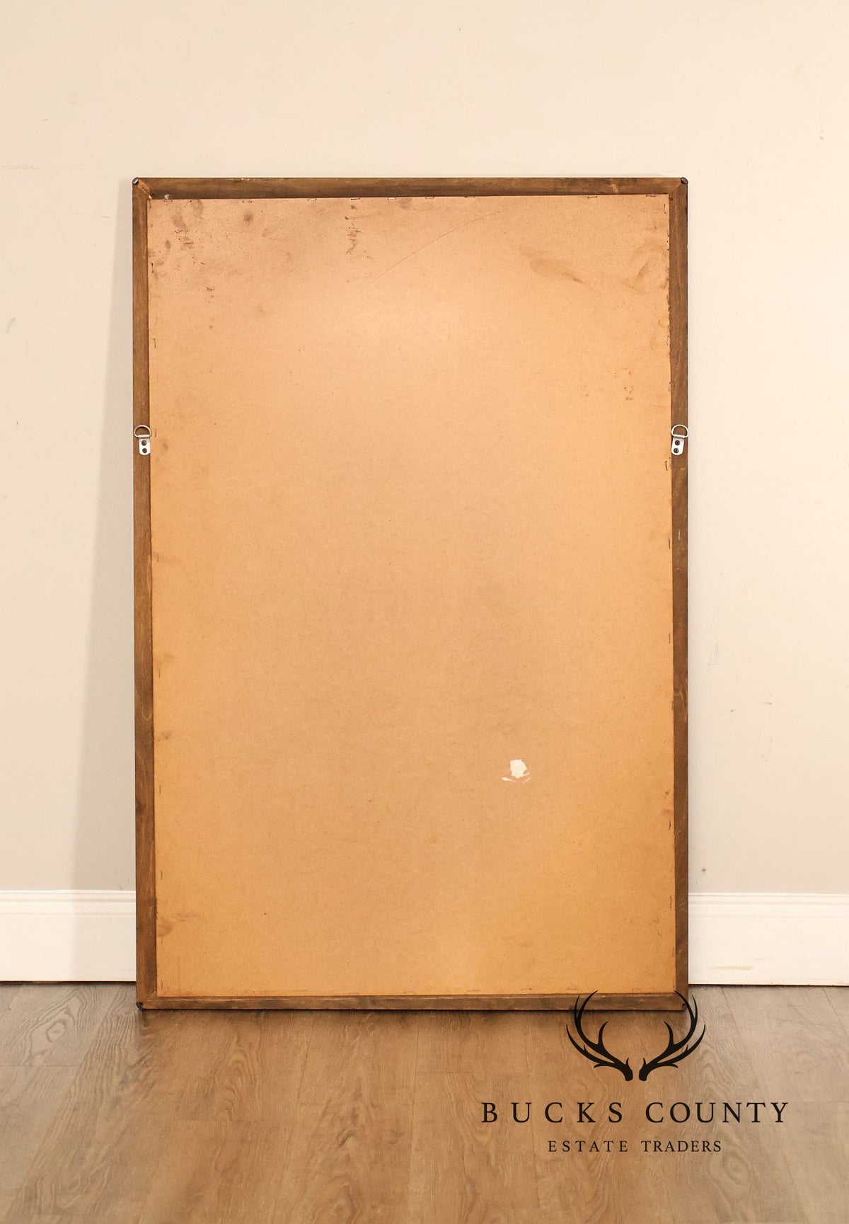 Campaign Style Brass Bound Mirror