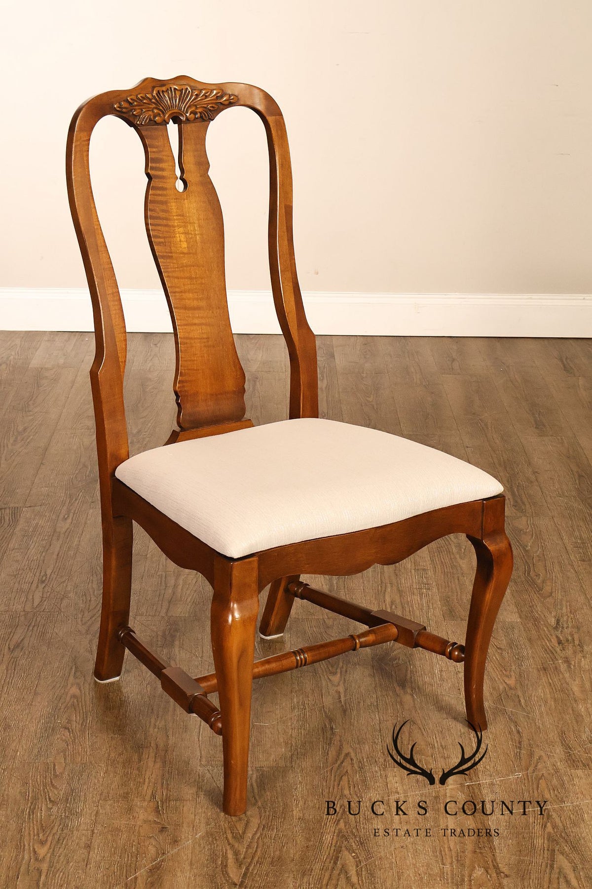 Vintage Pennsylvania House Villas Collection Set Of 8 Queen Anne Dining Chairs