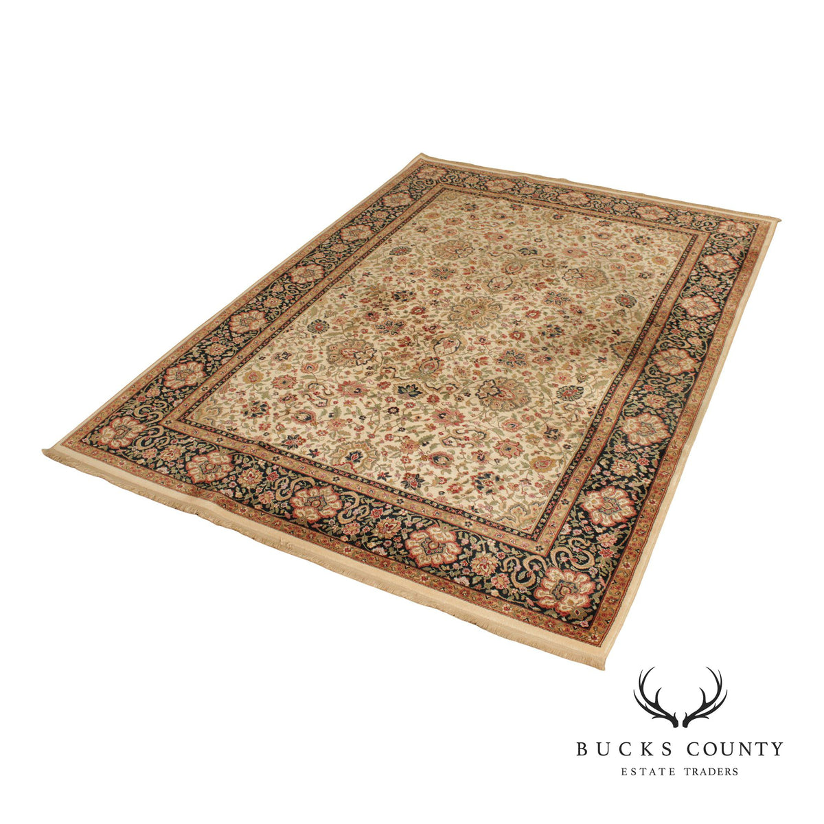 Karastan Indo-Kerman Wool Area Rug 8'8" X 12'