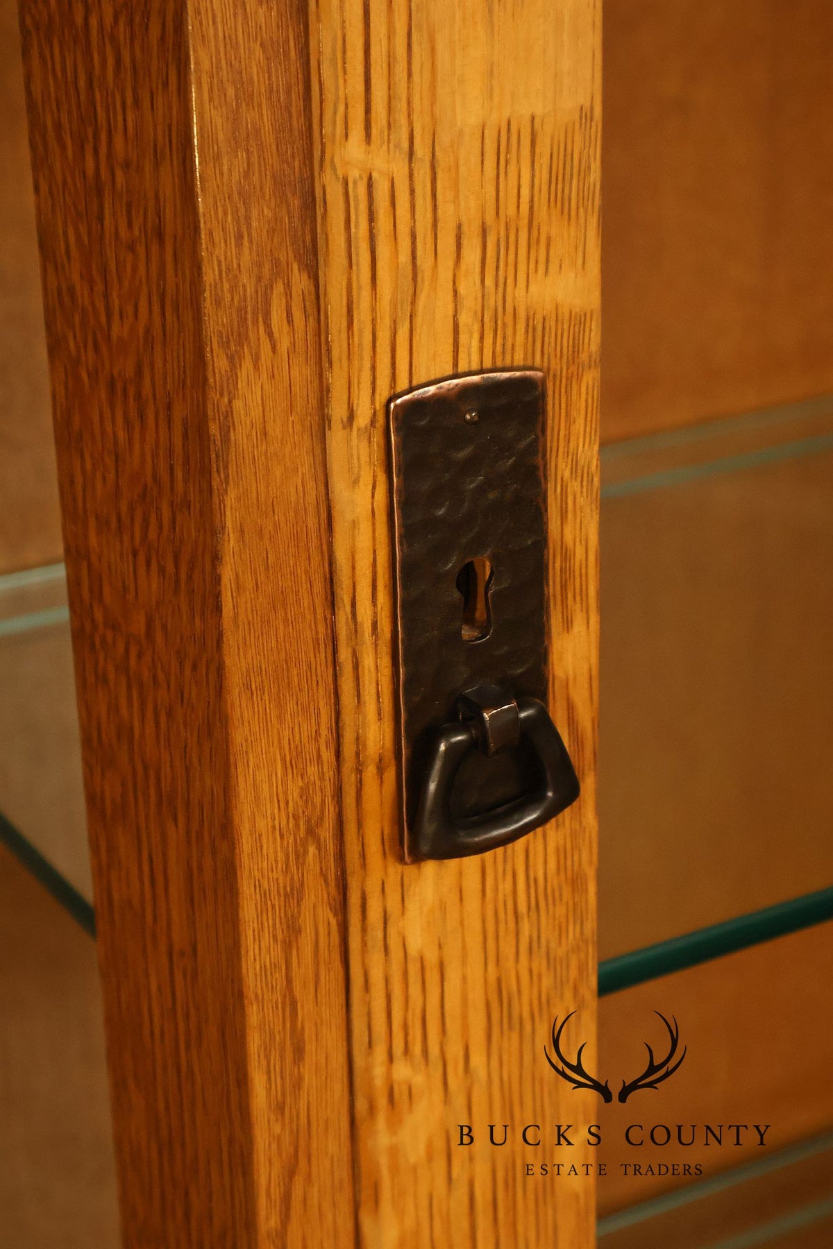 Stickley Mission Collection Oak Display Cabinet