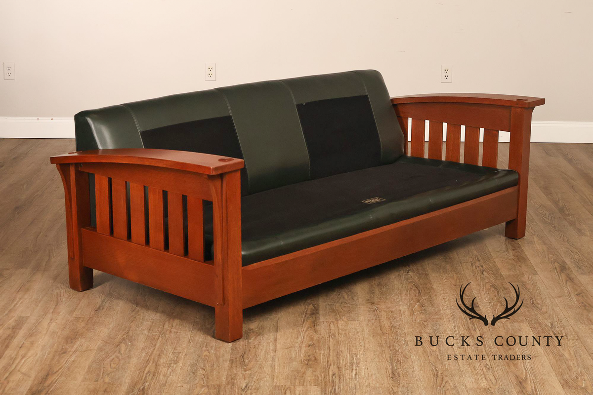 Stickley Mission Collection Oak Orchard Street Sofa