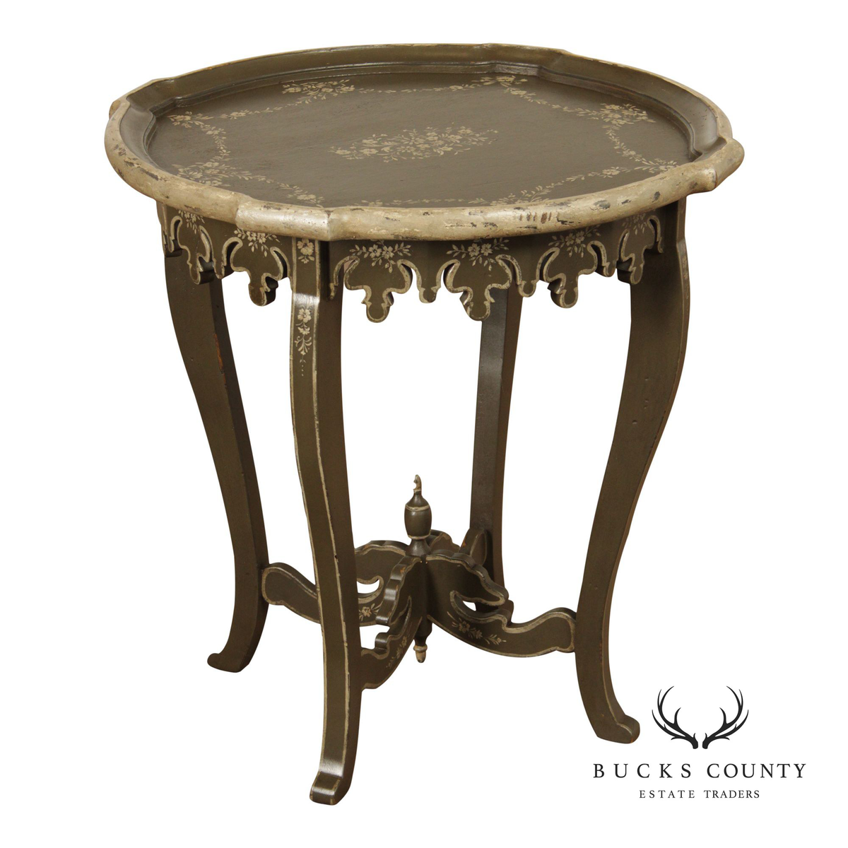 Amy Howard Collection Italian Florentine Style Side Table