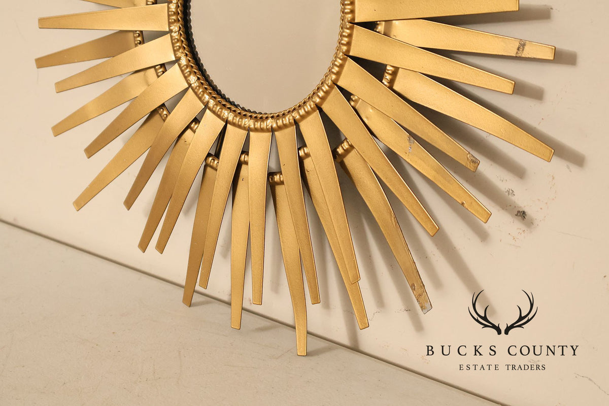 Mid Century Modern Style Sunburst Accent Mirror