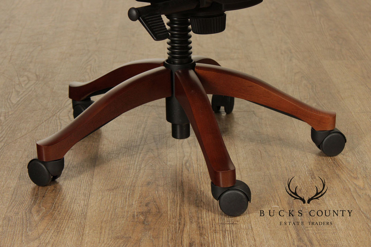 Leathercraft Tufted Leather Executive Office Armchair