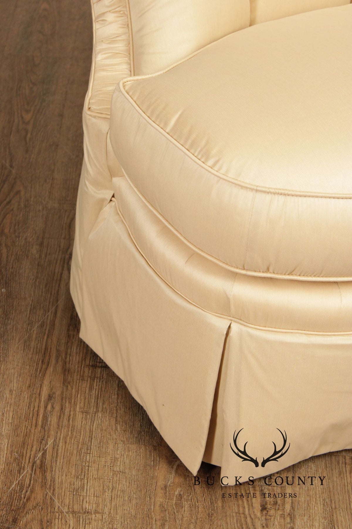 Century Furniture Pair of Upholstered Slipper Chairs