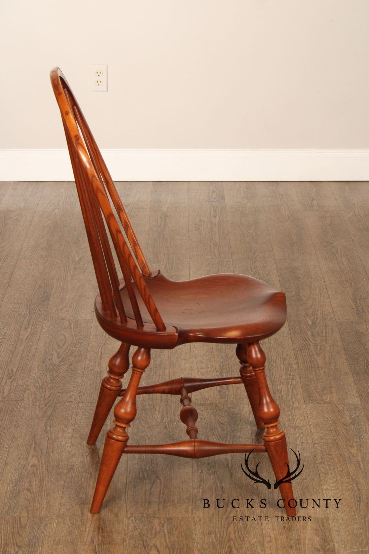 D.R. Dimes Set of Four Bowback Windsor Dining Chairs