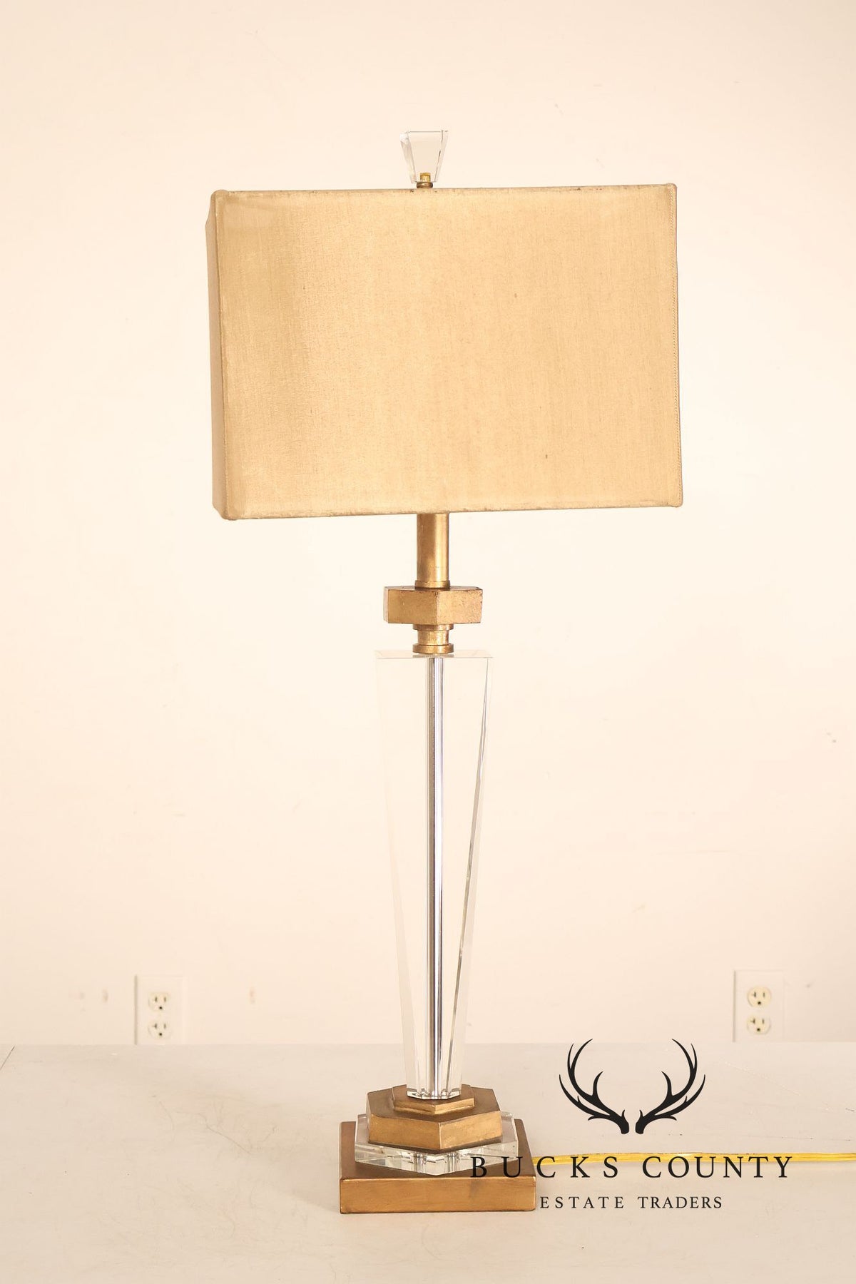 Alexander-John Art Deco Style Pair of Table Lamps