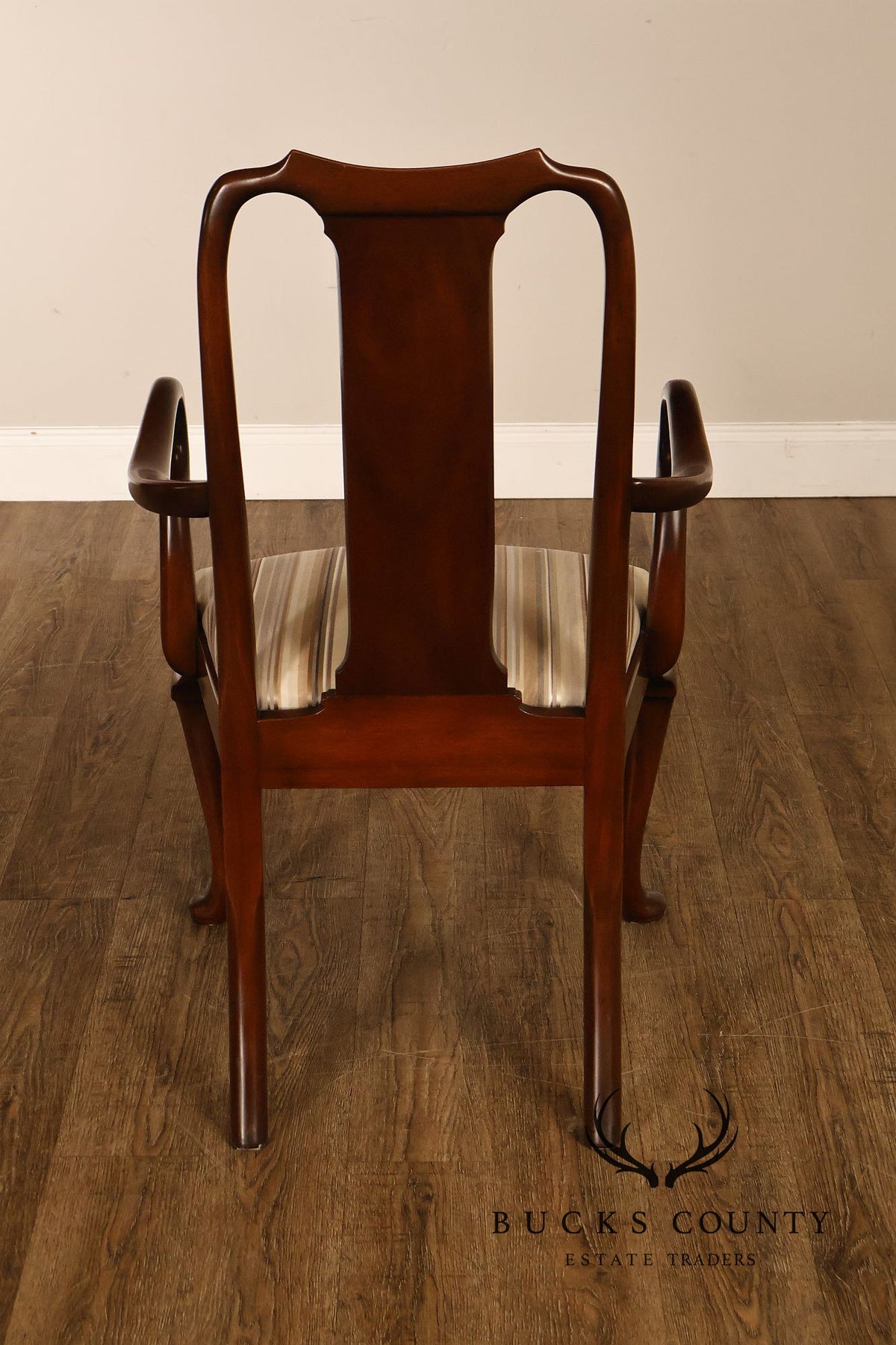 Kittinger Queen Anne Style Set of Six Mahogany Dining Chairs