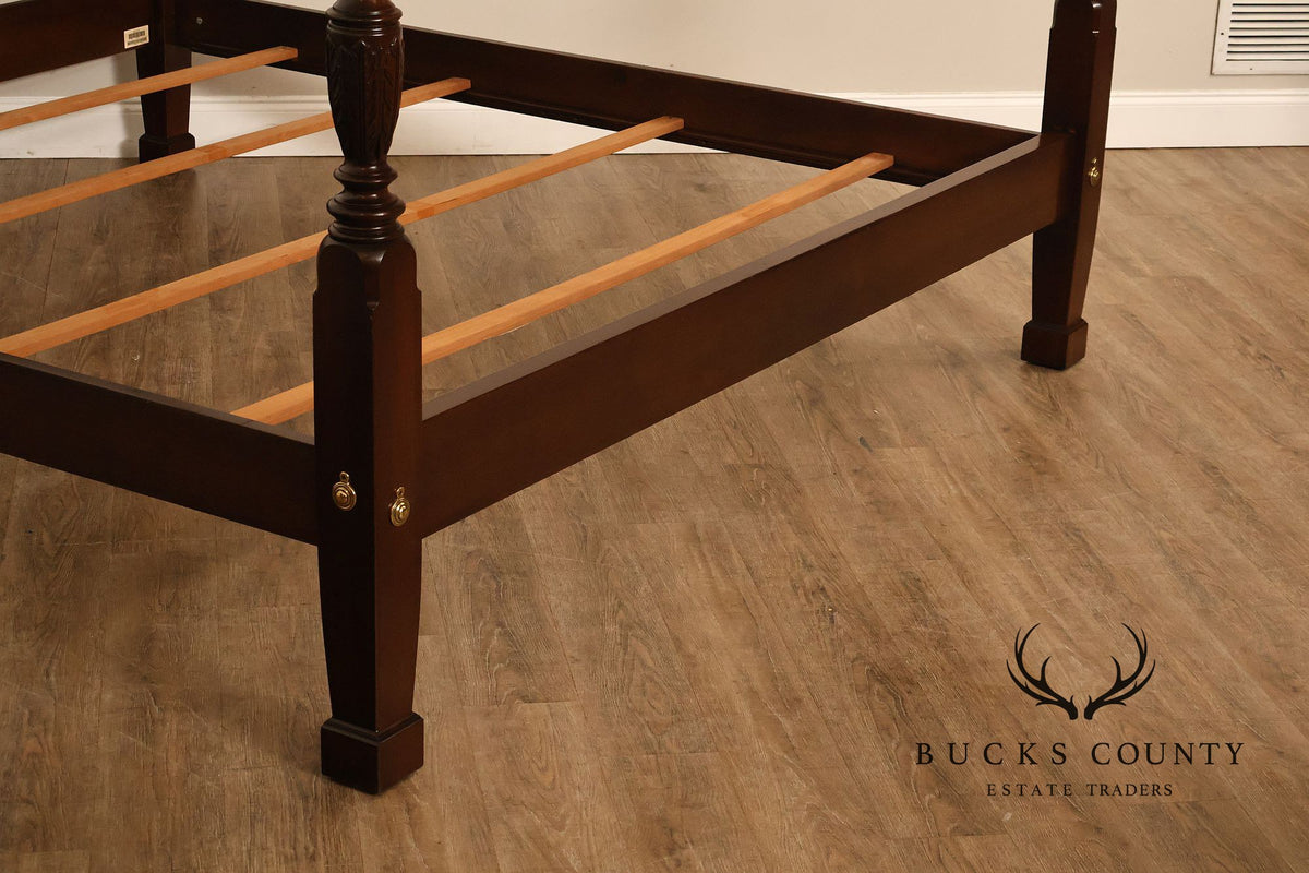 Ethan Allen 'Georgian Court' King Cherry Poster Bed