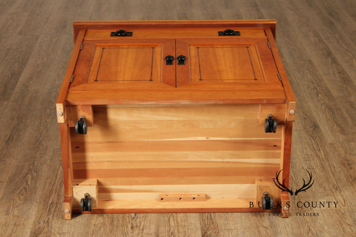 Stickley 21st Century Collection Cherry Mobile Server