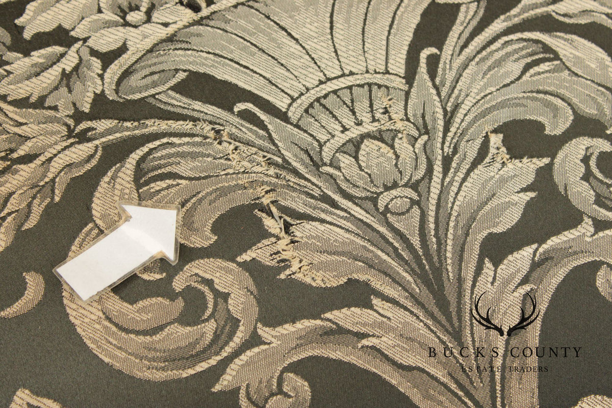 Regency Style Pair Of Painted Fauteuil Armchairs