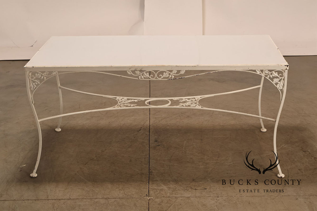 Woodard 'Orleans' Wrought Iron Patio Dining Table