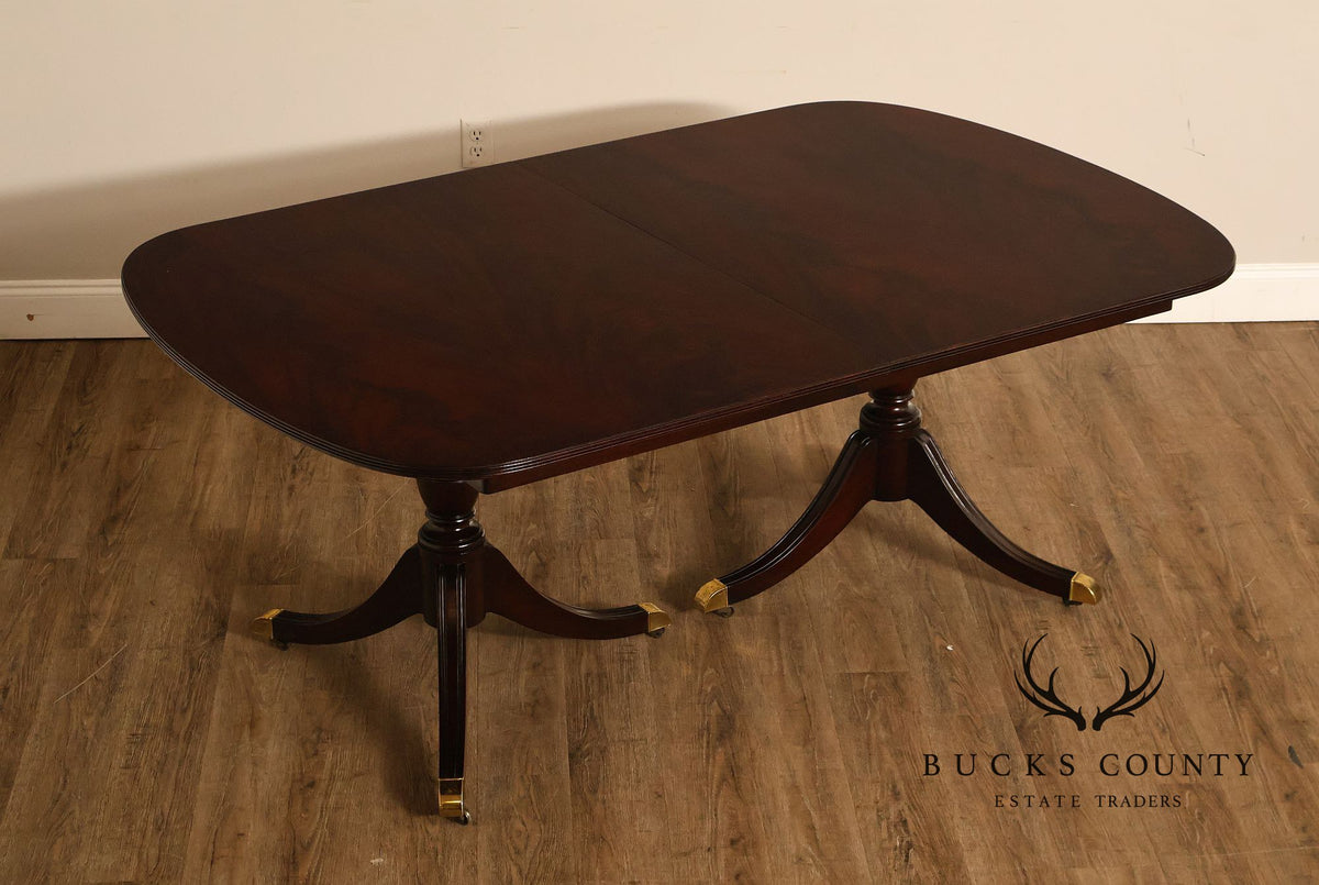 Kindel Double Pedestal Mahogany Dining table