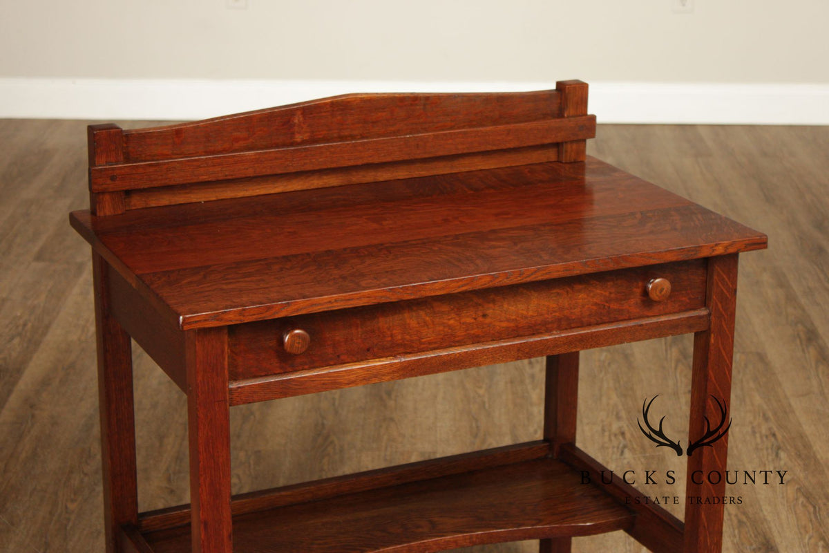 L. & J.G. Stickley Mission Oak Writing Desk