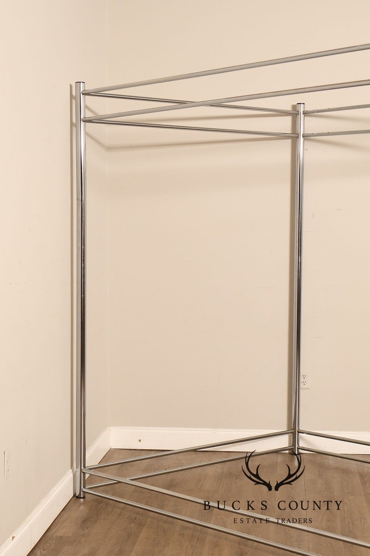 Modern Steel Queen Size Canopy Bedframe