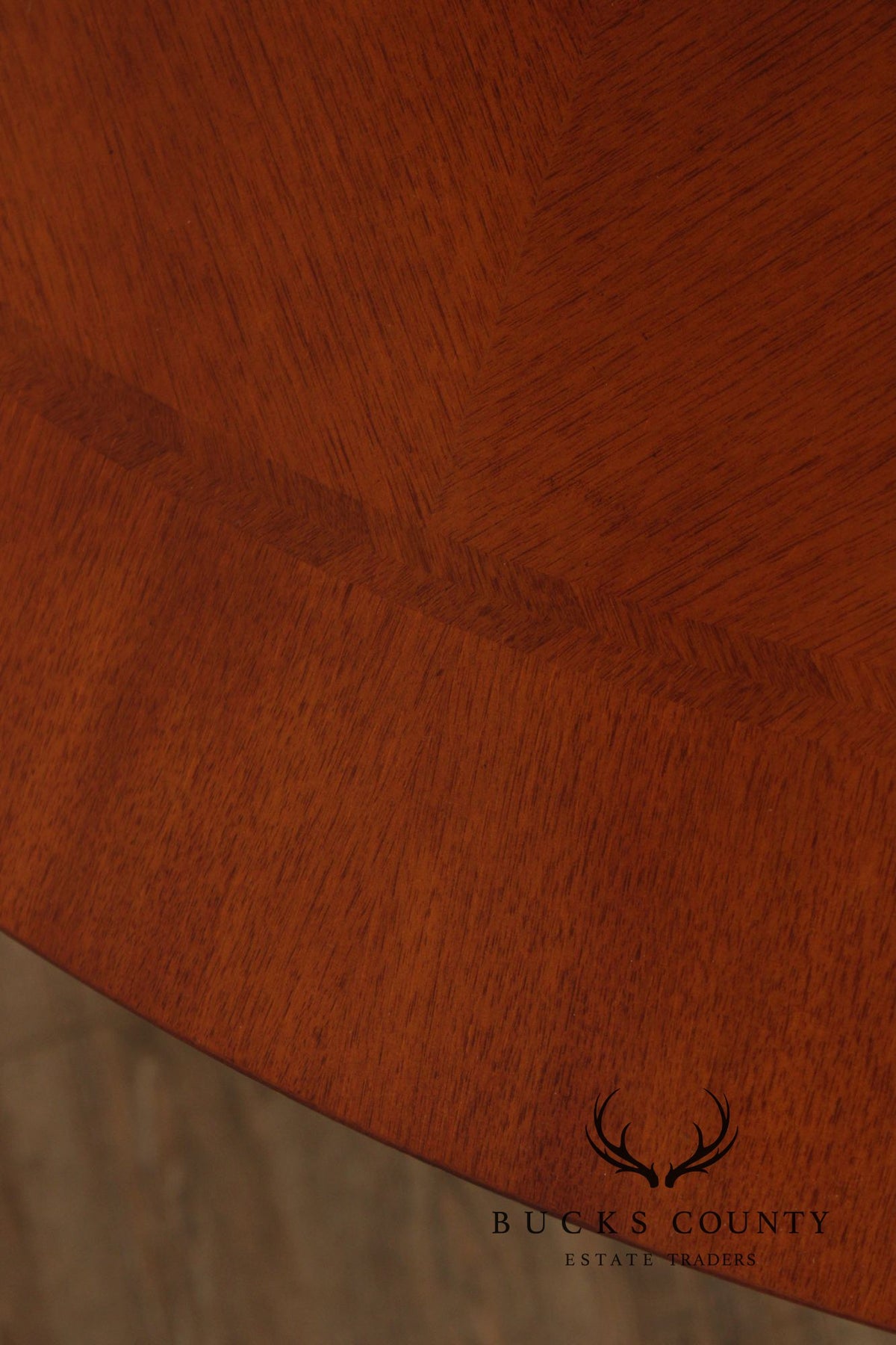 John Widdicomb Round Mahogany Dining Table Designed By Chad Womack